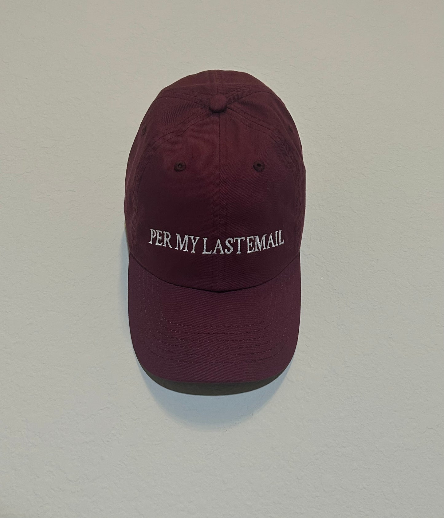 Per My Last Email Dad Hat