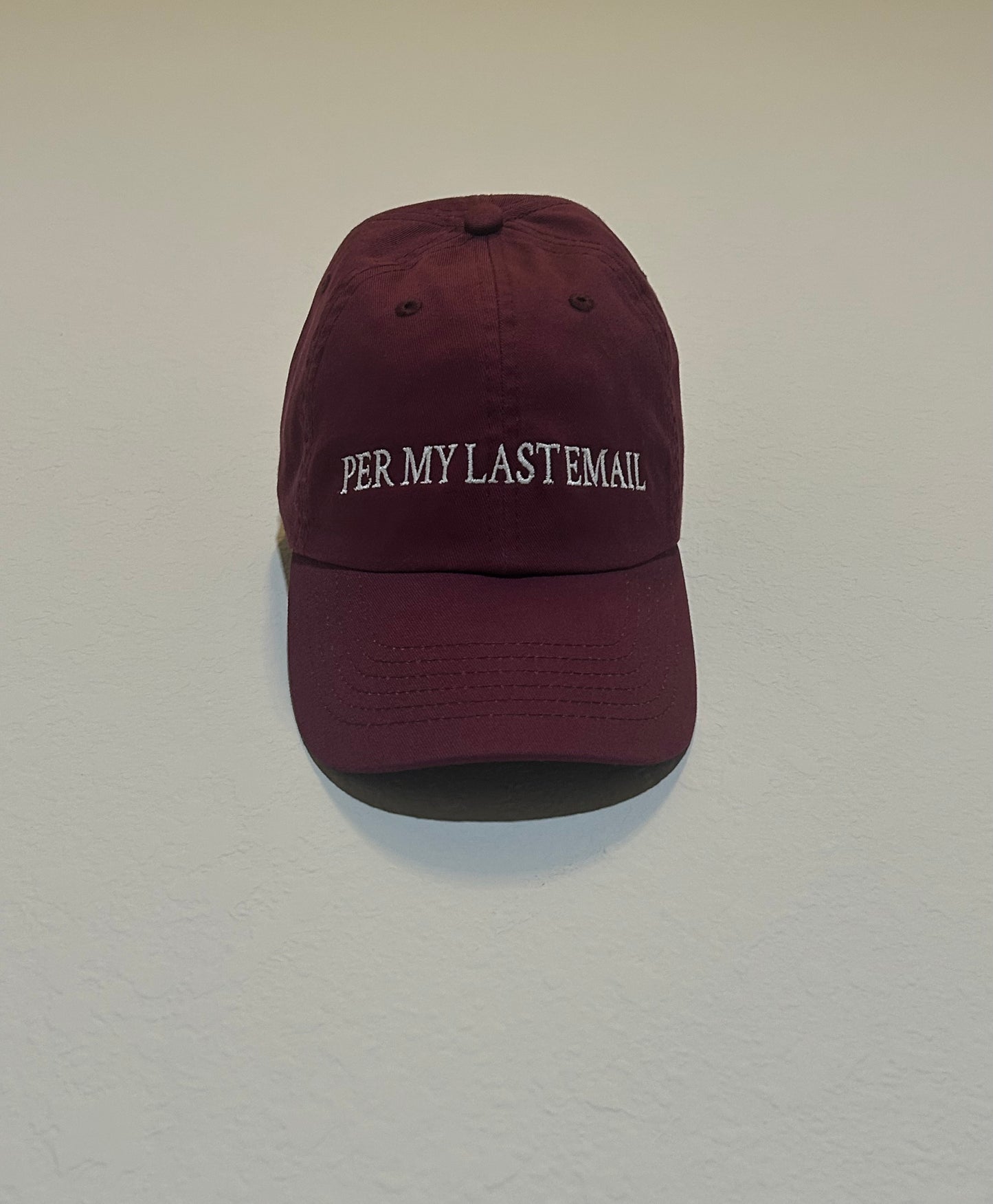 Per My Last Email Dad Hat