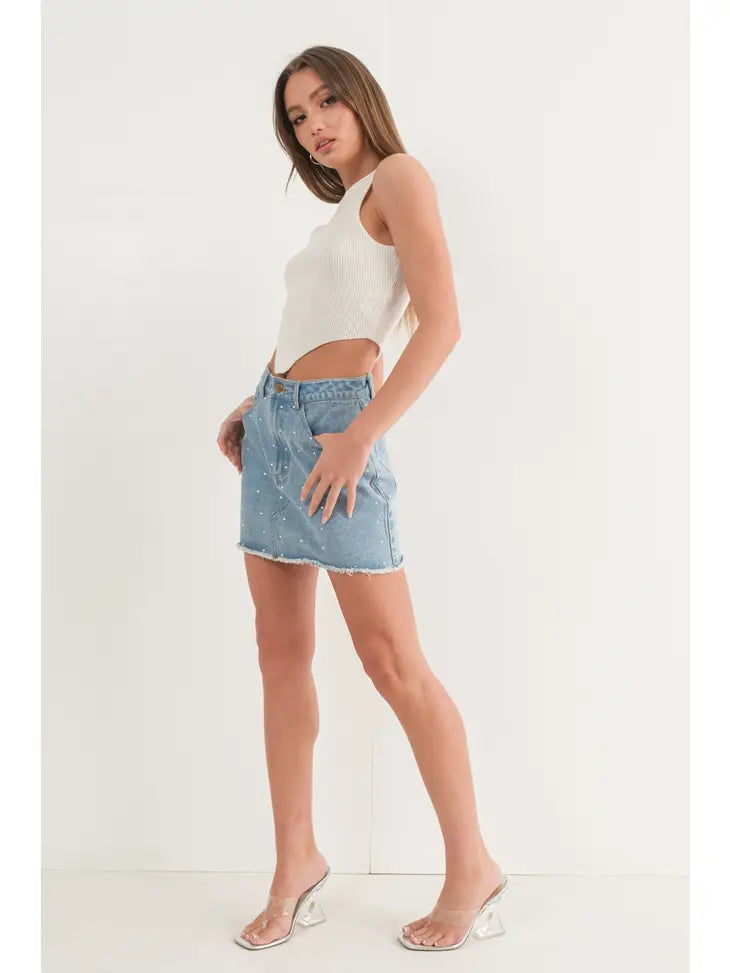 Alison Swirl Hem Tank