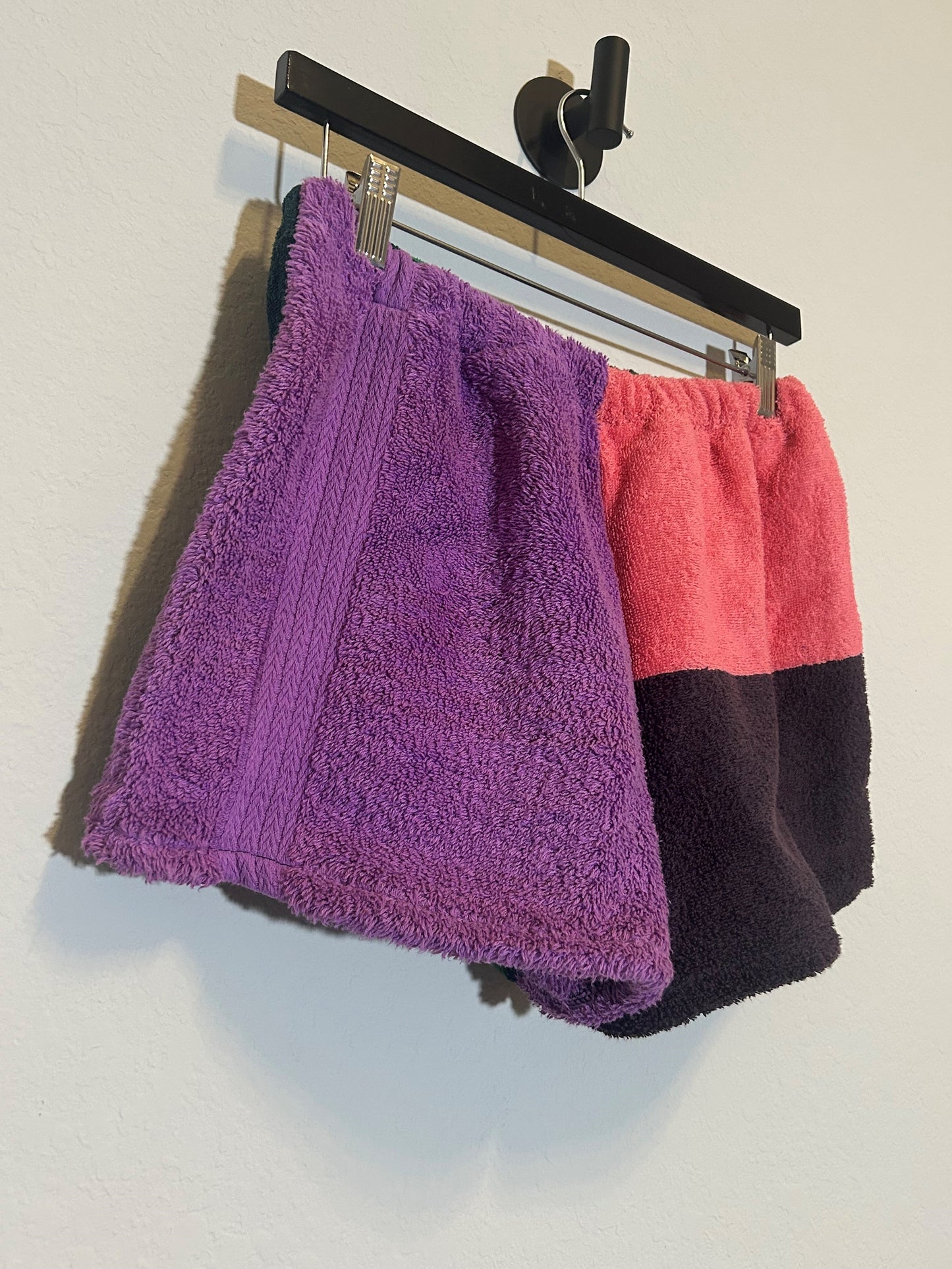 Recycled Towel Shorts (Sizes Small/Medium)
